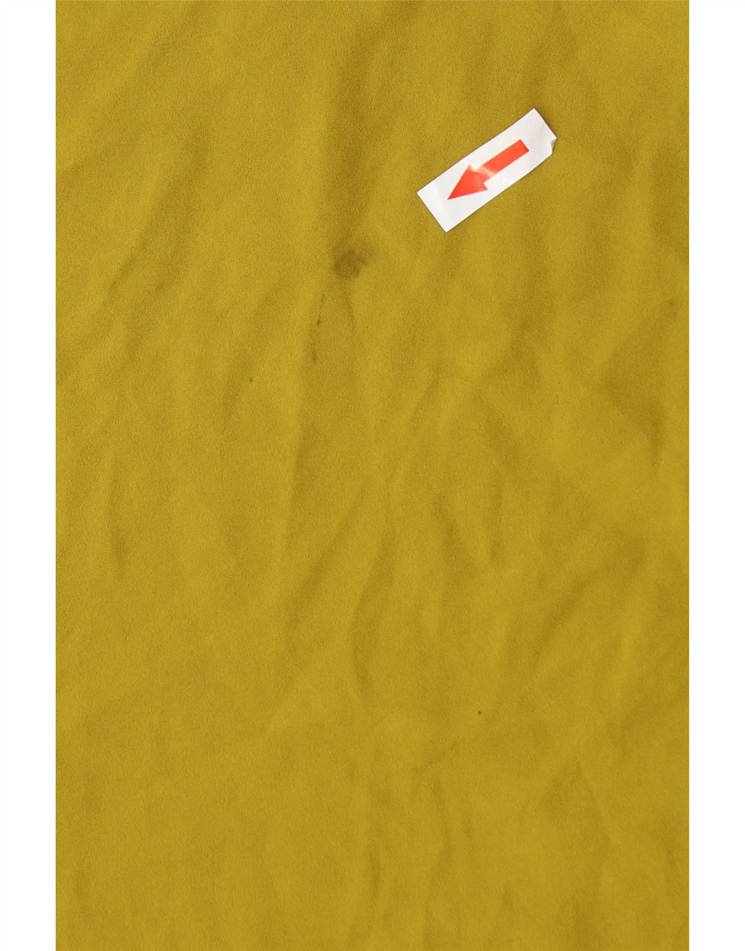 Topshop feminino Cami Top UK 10 pequeno poliéster amarelo