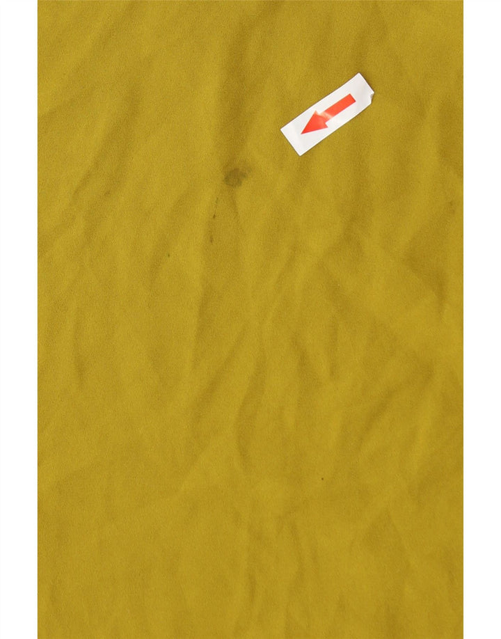 Topshop feminino Cami Top UK 10 pequeno poliéster amarelo
