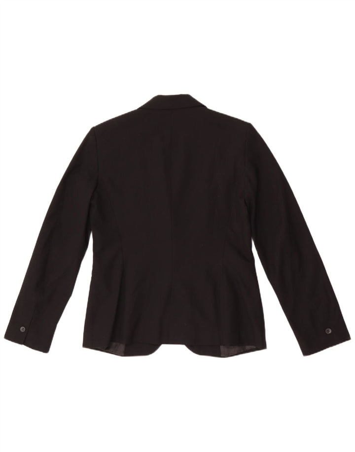 Jaqueta blazer feminina Zara com 1 botão UE 38 pequena preta