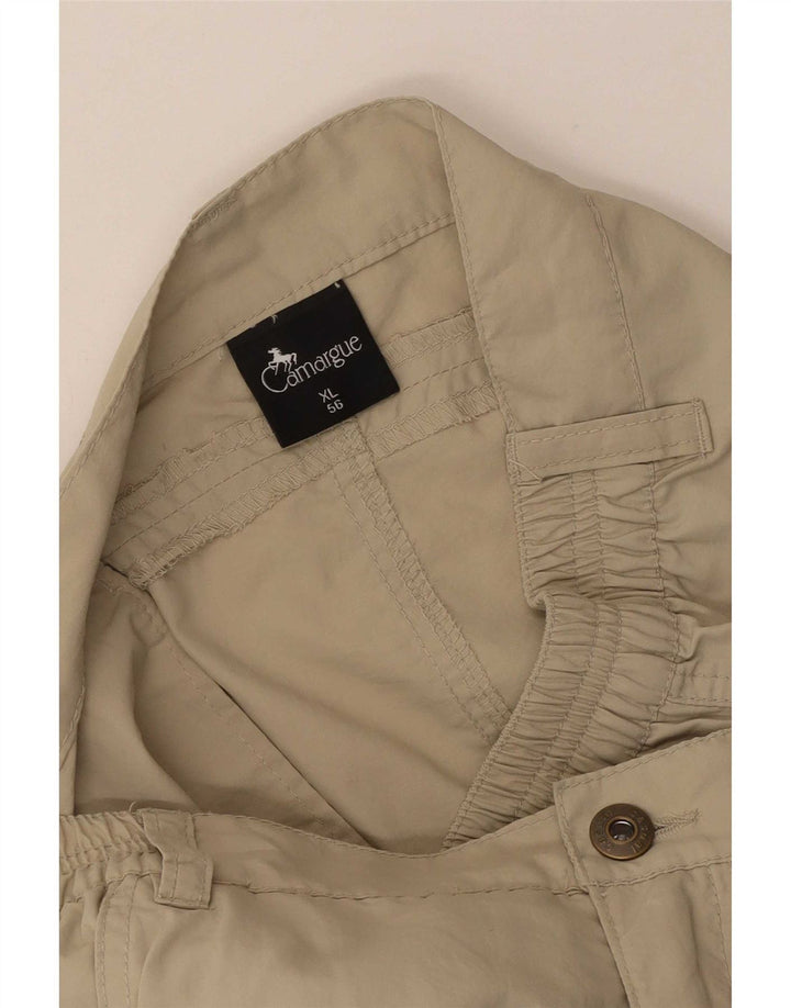 Camargue Mens Cargo Shorts XL W36 Poliamida Bege