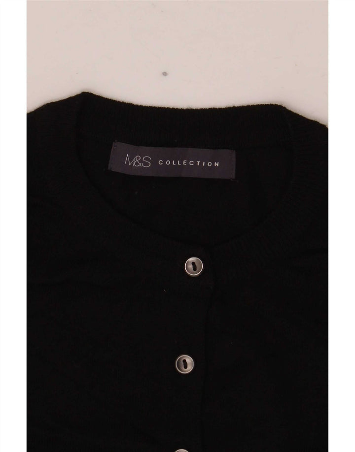 Bolero Jumper feminino Marks & Spencer Reino Unido 12 médio preto