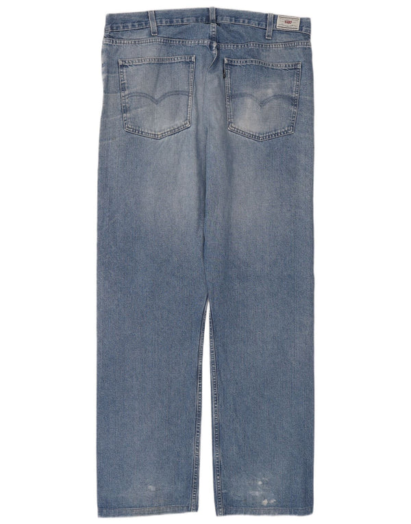 Calça jeans reta masculina Levi's W38 L34 azul