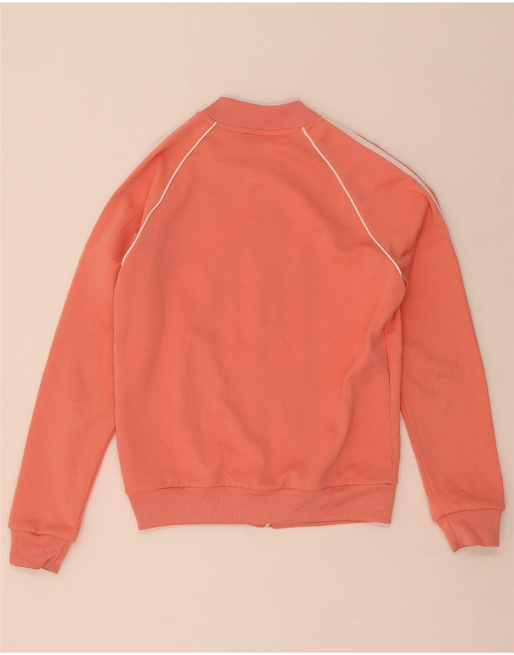 Adidas Womens Tracksuit Top Jacket UK 8 Pequeno Rosa