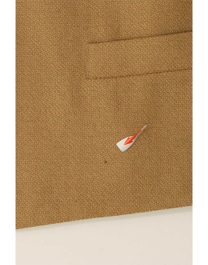 Colete masculino Pierre Cardin IT 48 lã marrom médio
