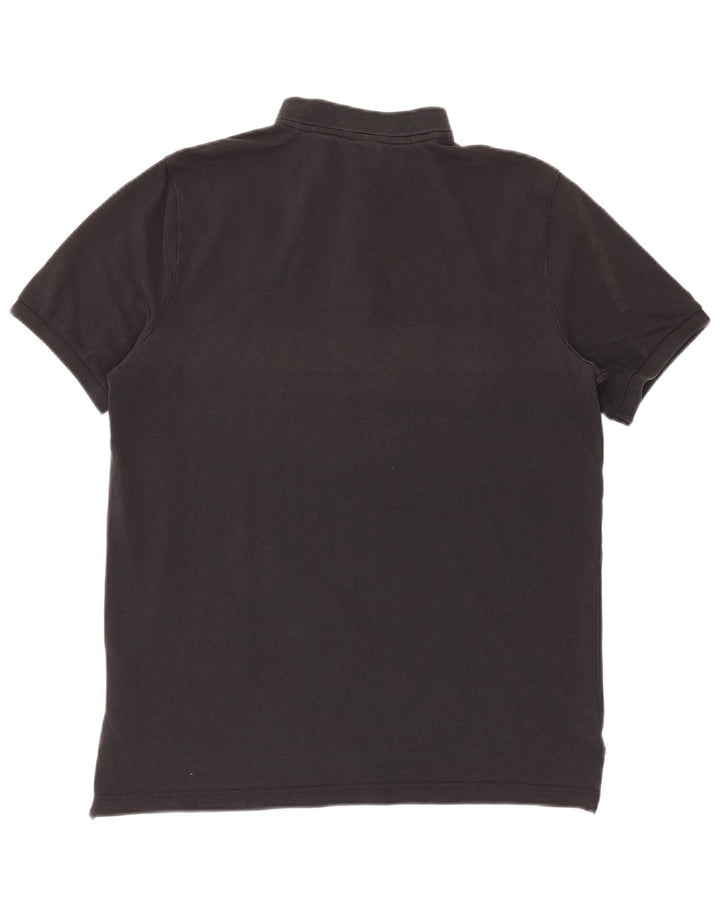 Camisa polo masculina Nike grande algodão preto