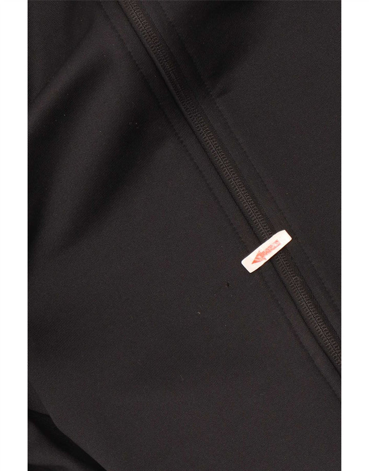 Adidas masculino zip moletom com capuz 2XL poliéster preto