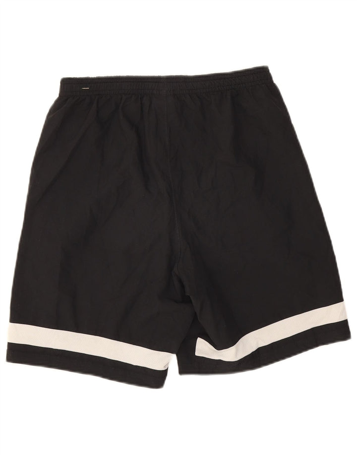 Shorts esportivos gráficos masculinos Nike Dri Fit médio preto colorblock poliéster