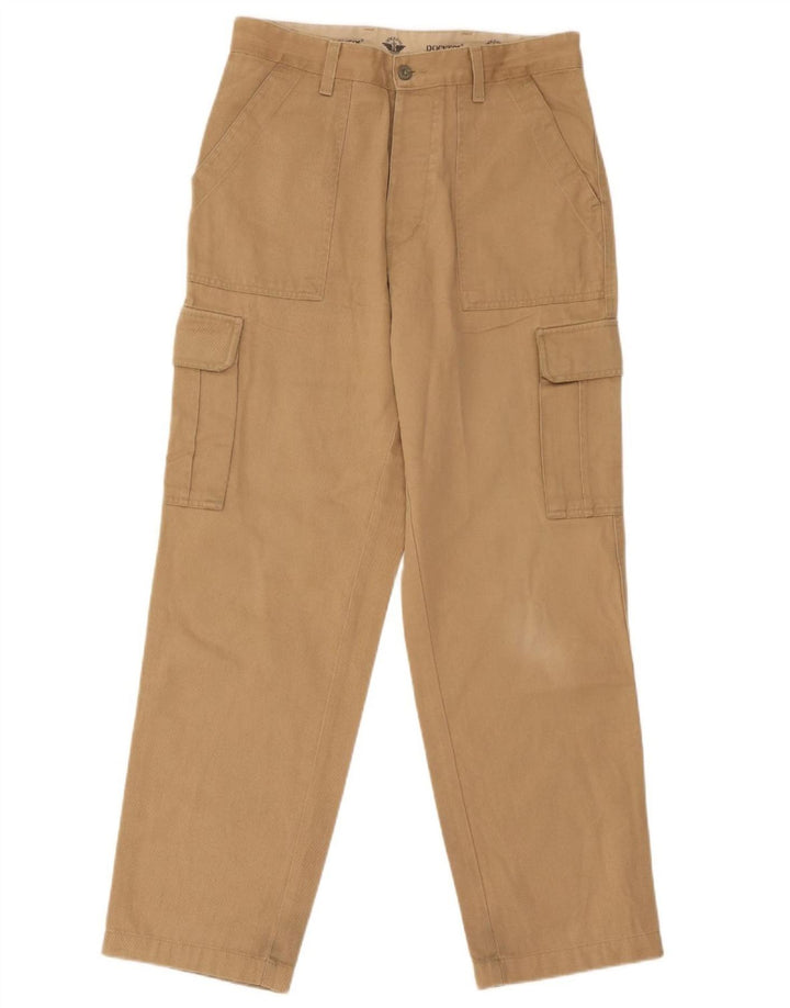 Calça Dockers masculina reta cargo W31 L30 algodão marrom