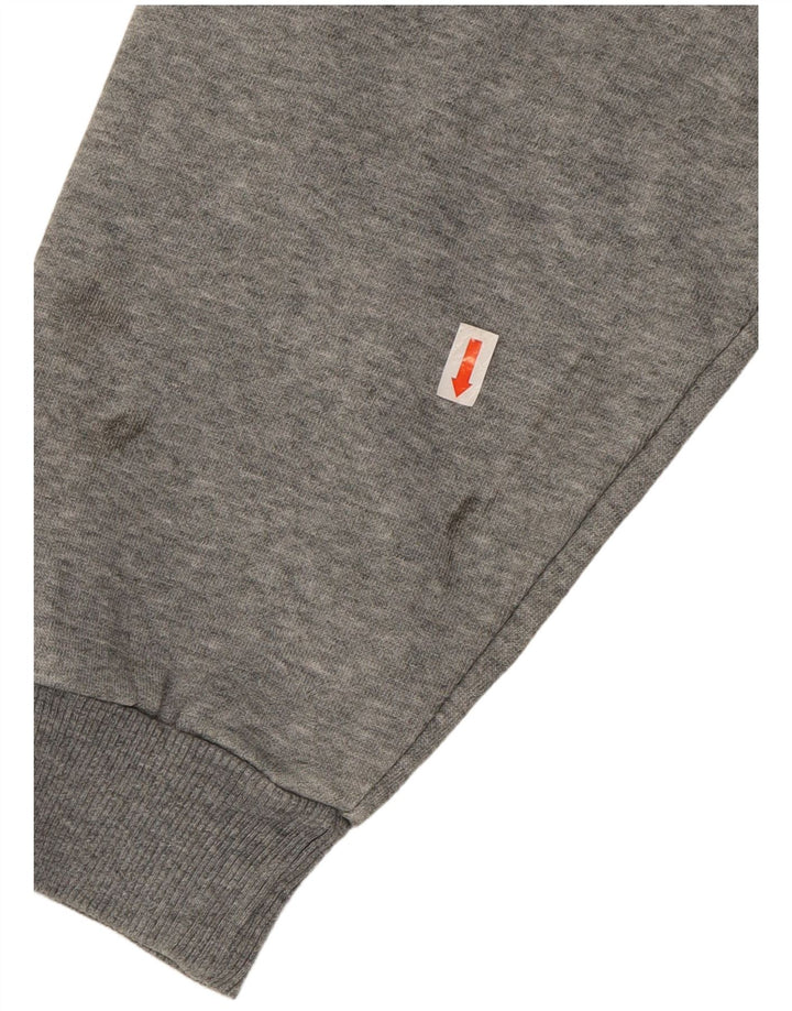 PUMA Mens Graphic Hoodie Jumper XL Algodão Cinza
