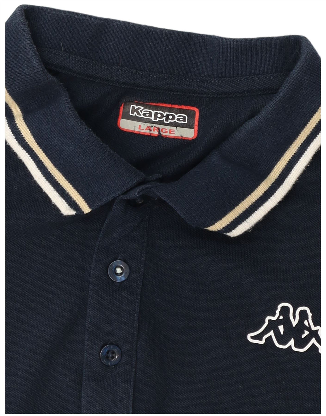 Camisa polo masculina KAPPA grande azul marinho