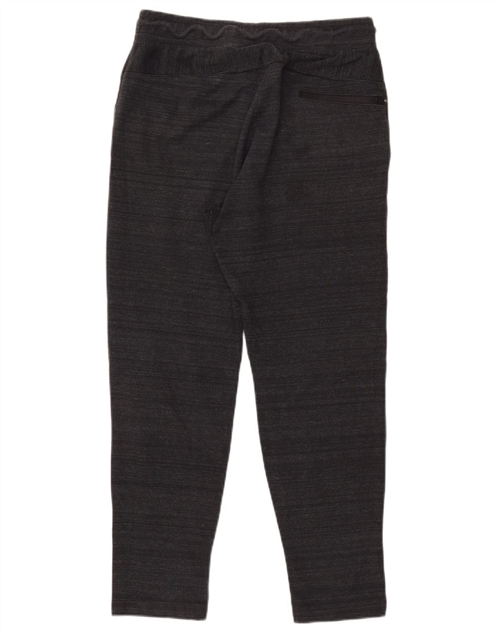 Calça de treino masculina NIKE de algodão manchado preto médio