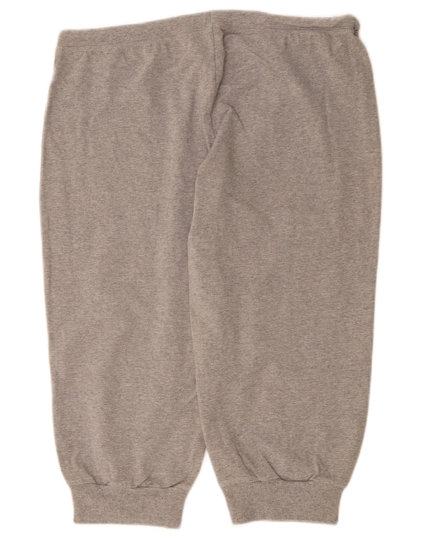 Calça esportiva feminina Arena Capri, calça jogger UK 16, grande, cinza, algodão