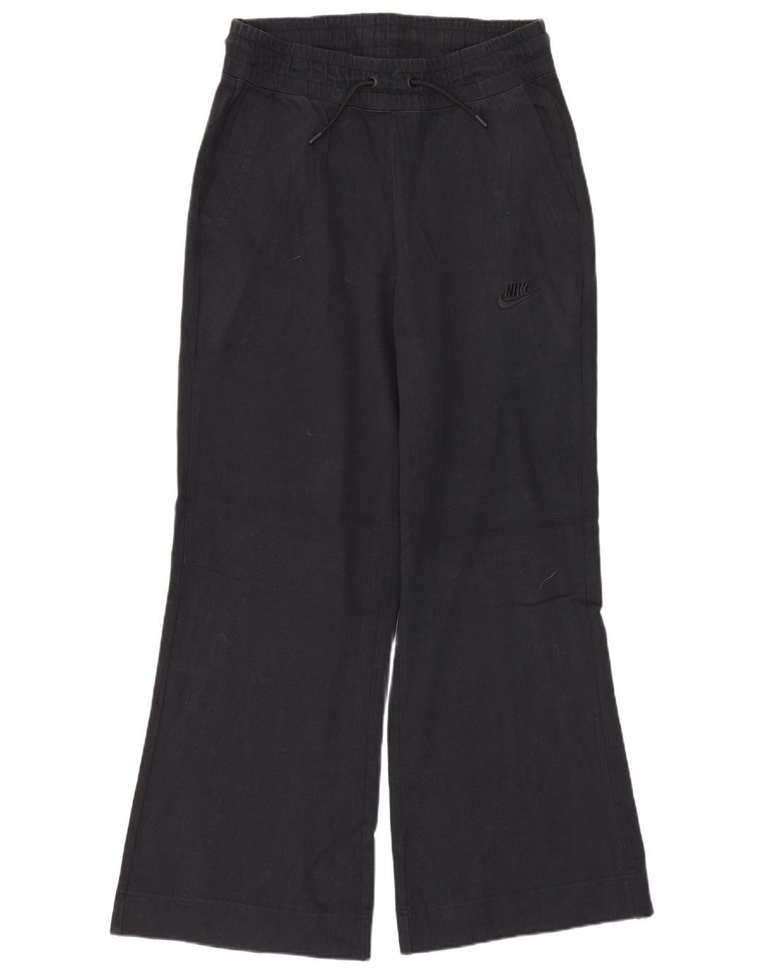 Calça de treino masculina NIKE pequena preta de algodão