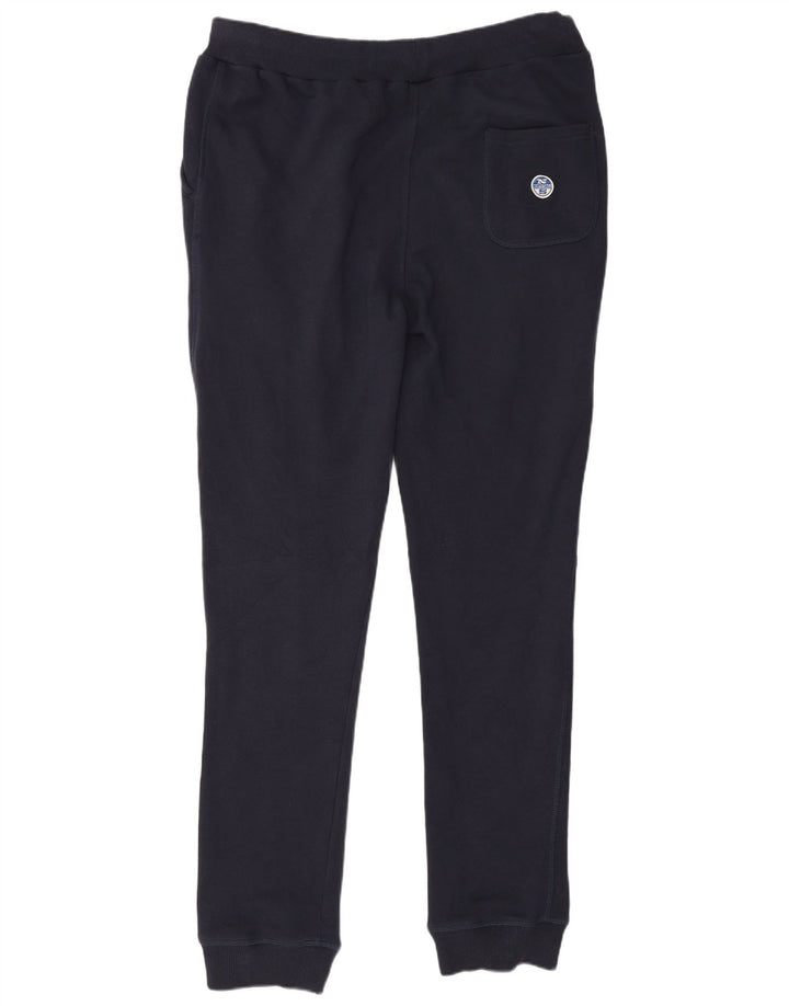 North Sails Mens Calças de treino Joggers médio algodão azul marinho