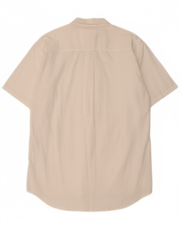 Camisa masculina de manga curta CARRERA branca média