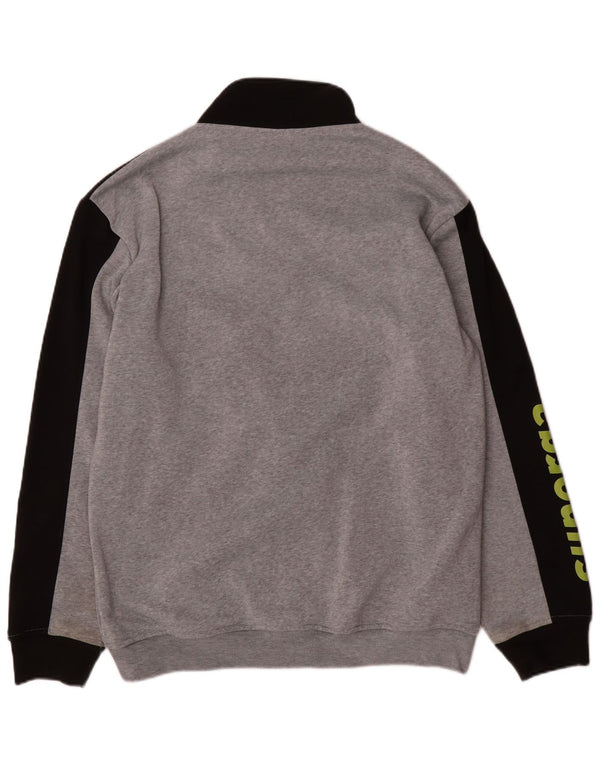 Superga Mens Graphic Tracksuit Top Jacket 2XL Cinza Colourblock Poliéster
