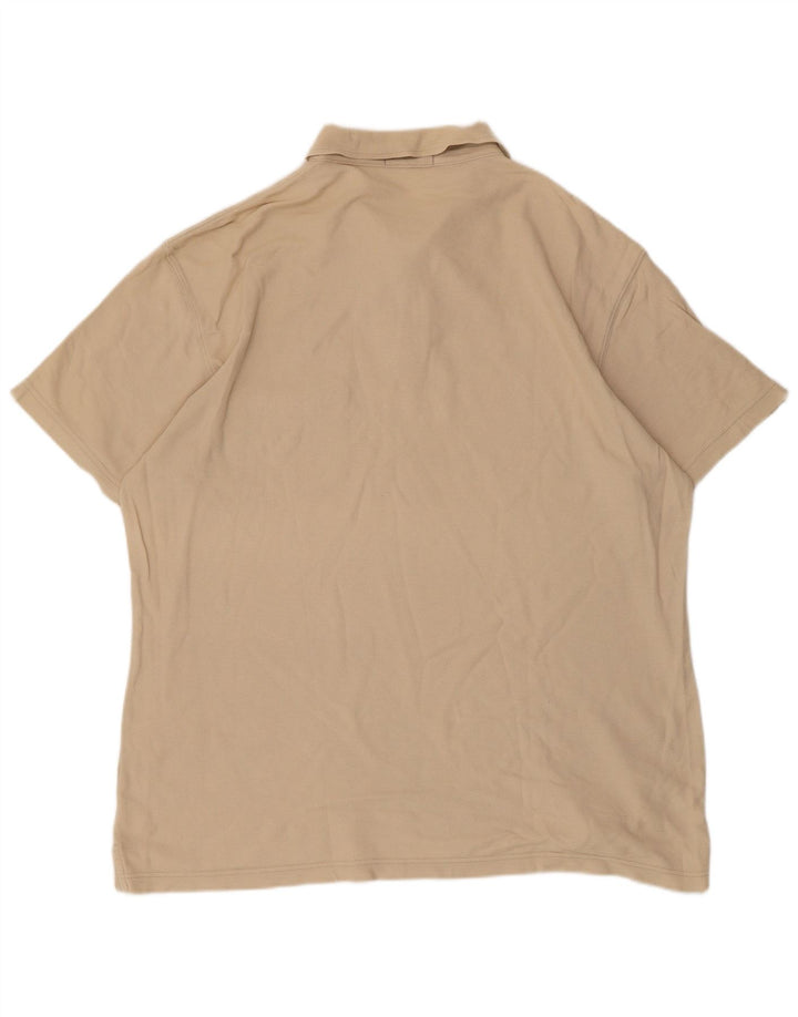 Camisa polo masculina FILA XL algodão bege