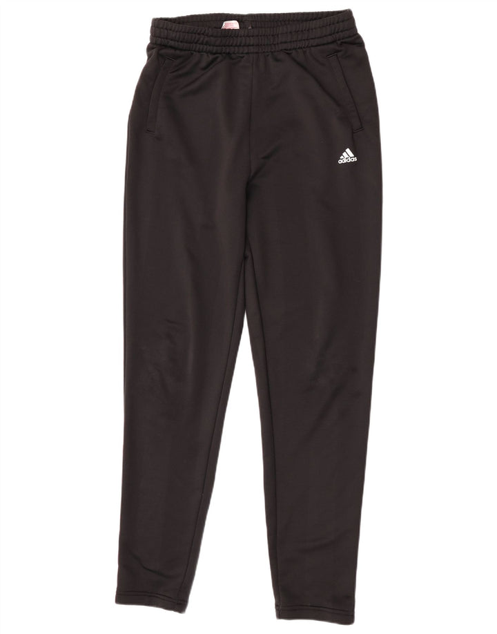 Adidas meninos calças de treino joggers 15-16 anos preto poliéster