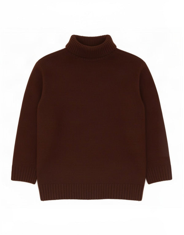 Suéter feminino Marks & Spencer com gola redonda Reino Unido 14 médio Borgonha