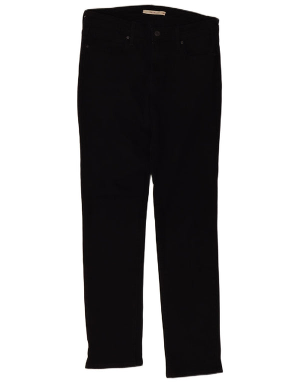 Calça jeans feminina Levi's 712 Slim W30 L32 algodão preto