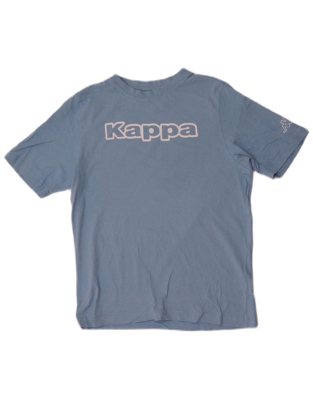 Camiseta gráfica masculina Kappa Top pequeno azul