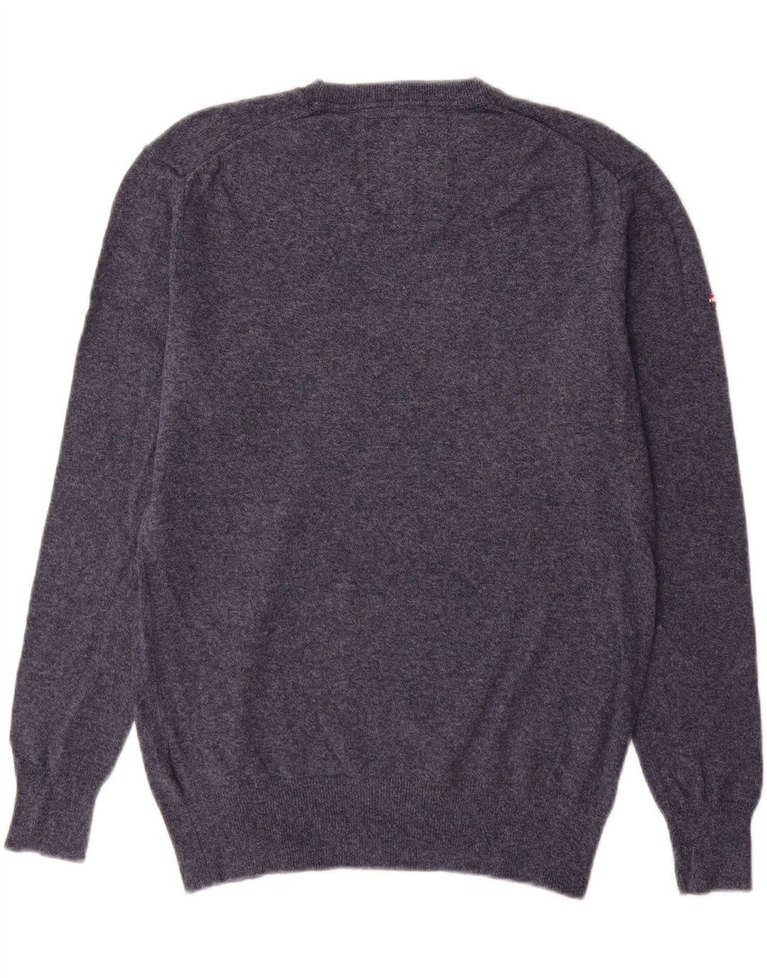Suéter masculino Superdry com gola redonda e algodão azul marinho médio