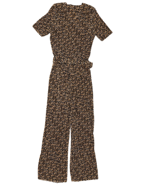 Macacão feminino Zara UK 10 pequeno preto floral