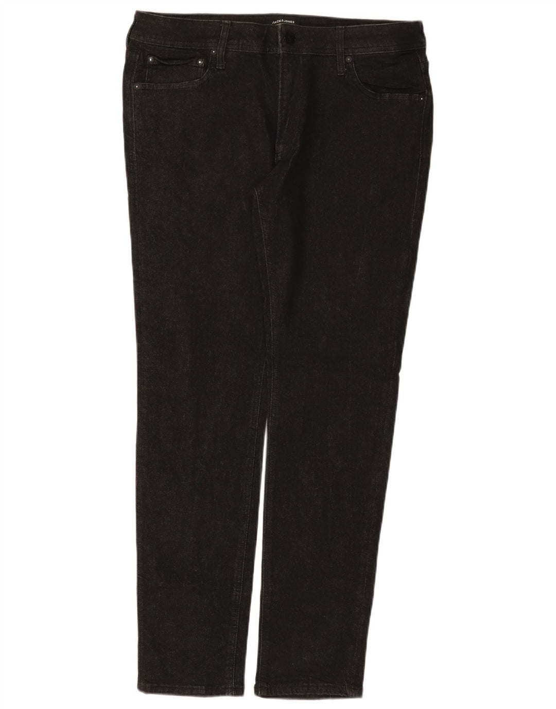 Jack & Jones Mens Jeans Slim W36 L32 Algodão Preto