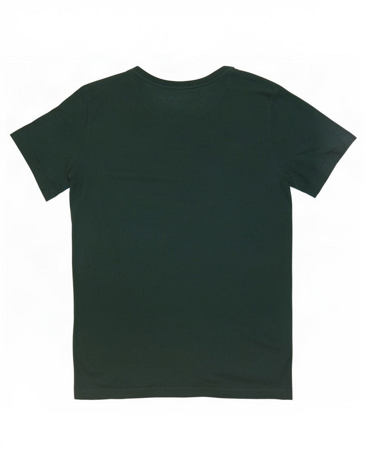 Puma Camiseta Masculina Graphic Top Pequeno Algodão Verde
