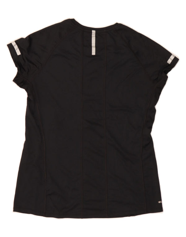 Camiseta feminina NEW BALANCE UK 14 grande poliéster preto