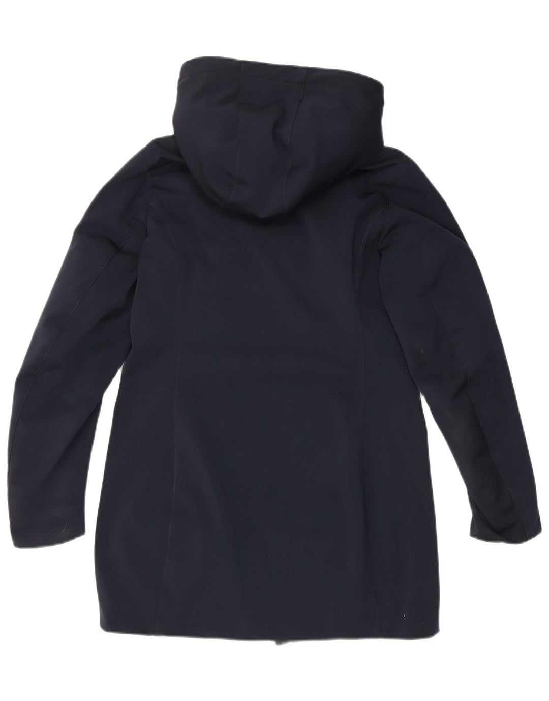 Casaco acolchoado com capuz feminino Ciesse Piumini Reino Unido 14 médio azul marinho
