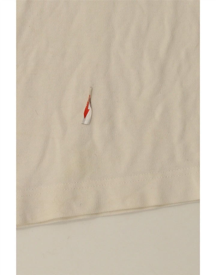 Camisa polo masculina Kappa grande branca