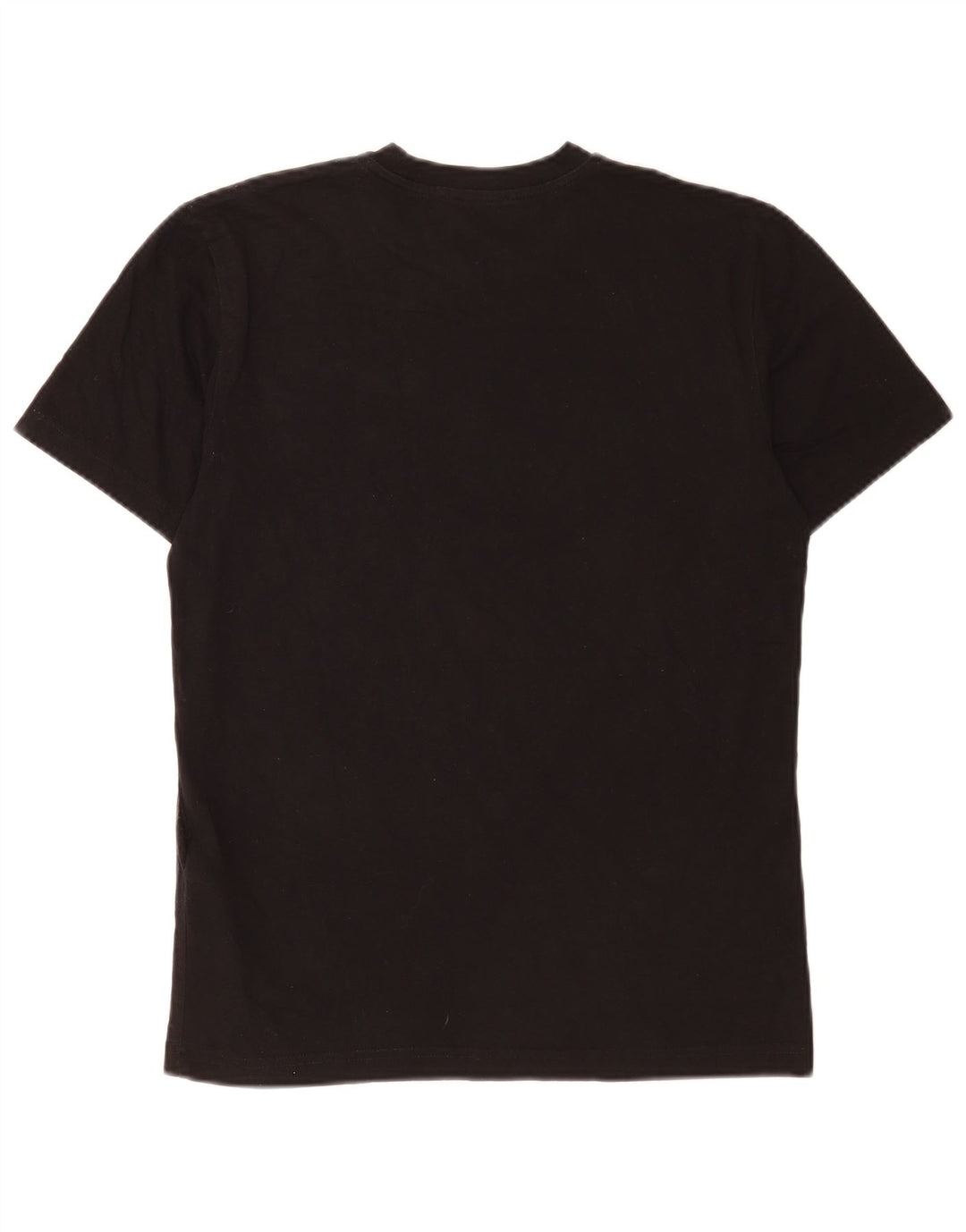 Diesel Camiseta masculina gráfica Top pequeno algodão preto