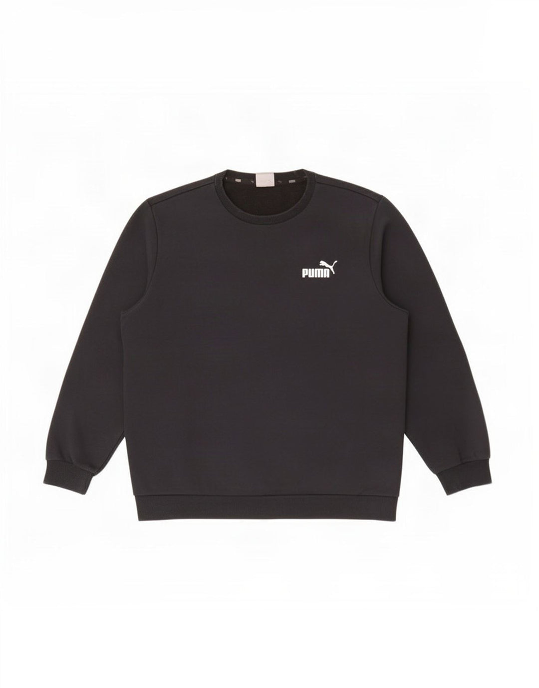 Puma moletom masculino jumper grande algodão preto