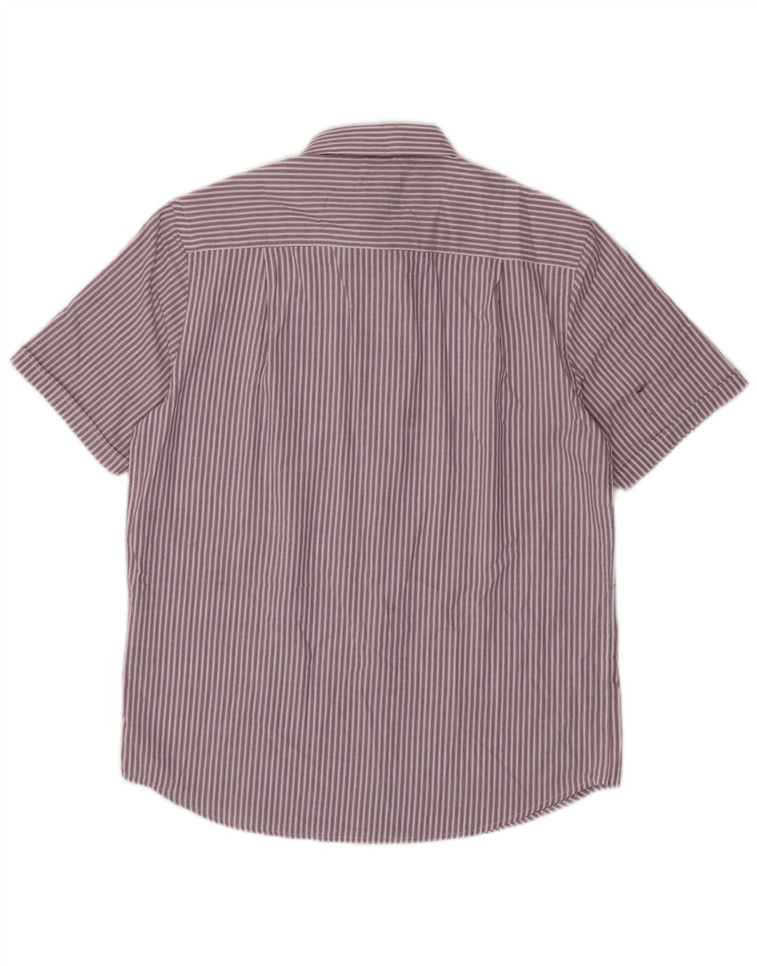 Camisa masculina de manga curta JAMES PRINGLE poliéster listrado roxo médio