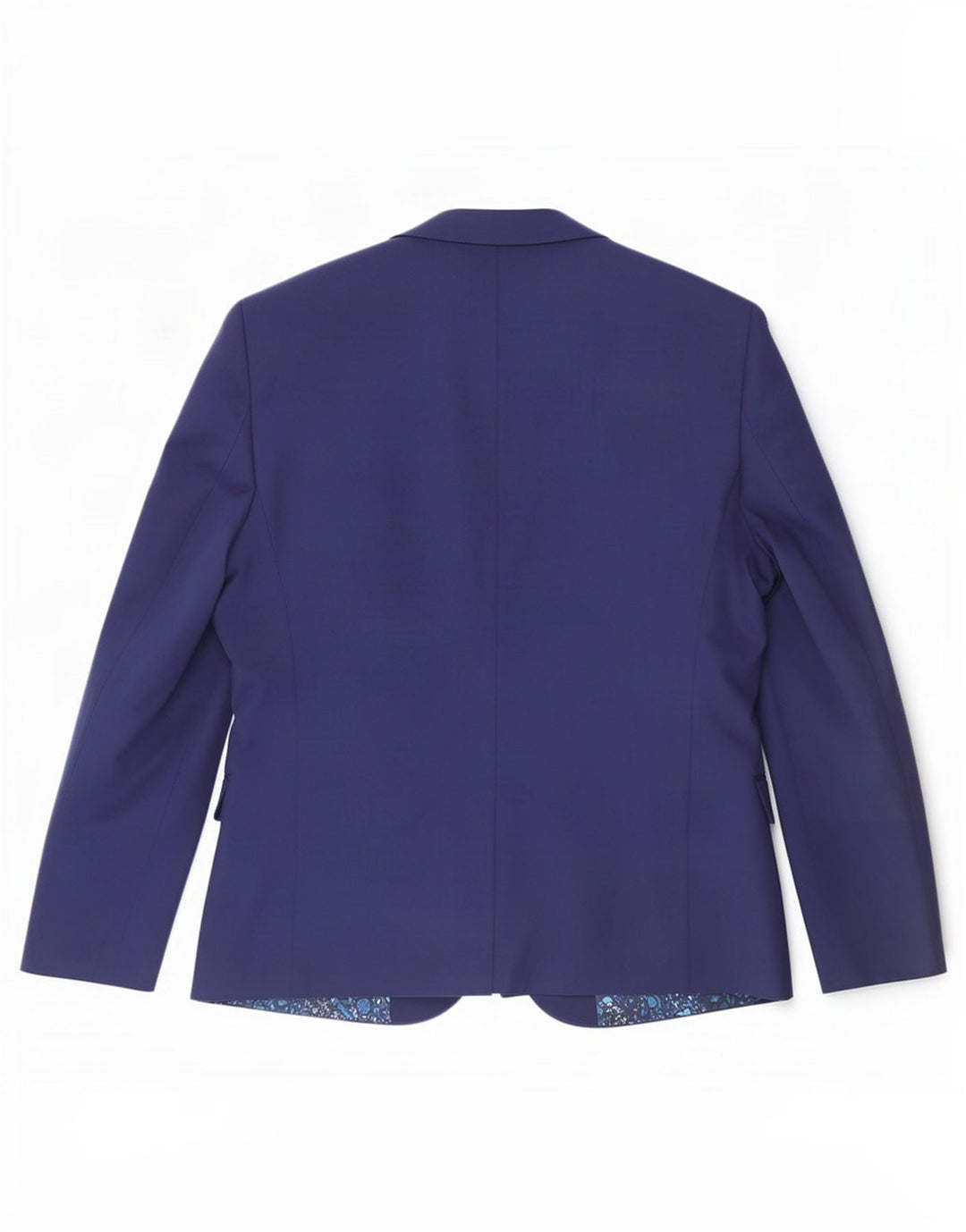 Jaqueta blazer masculina de 1 botão Marks & Spencer Reino Unido 42 grande azul marinho poliéster