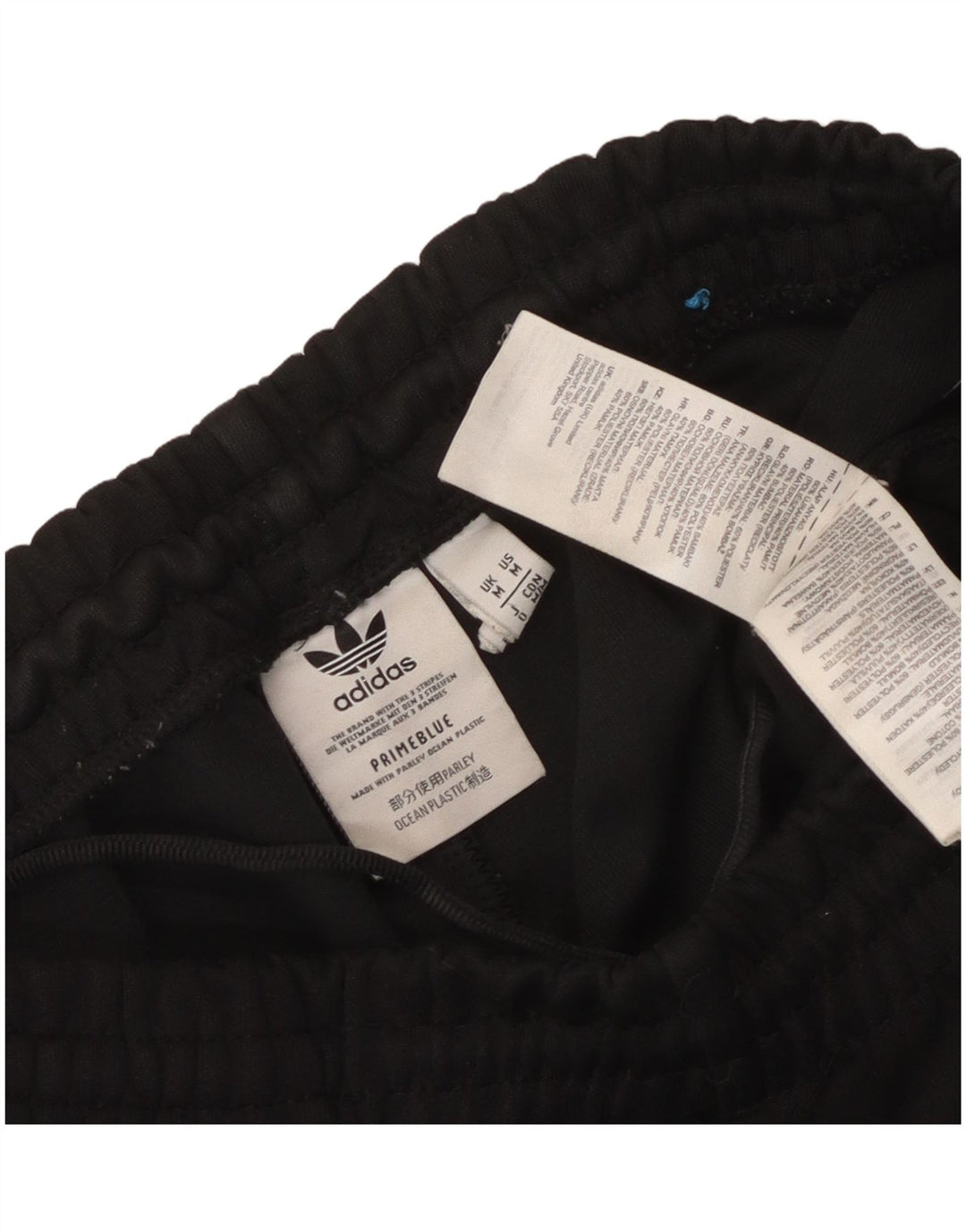 Adidas Womens Tracksuit Calças Joggers UK 14 Médio Preto Poliéster