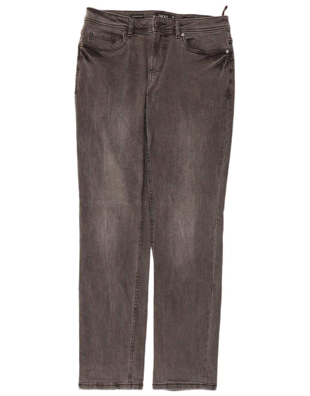 Calça jeans reta masculina DACK'S IT 48 médio W32 L31 algodão cinza