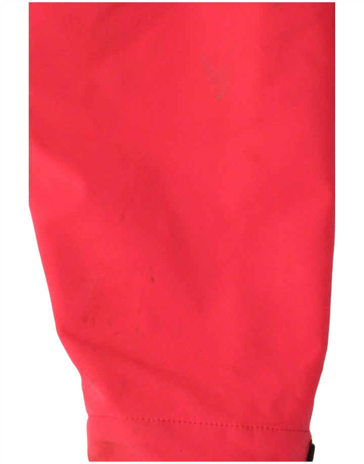 Jaqueta corta-vento com capuz Superdry Womens Crop UK 16 grande poliéster rosa