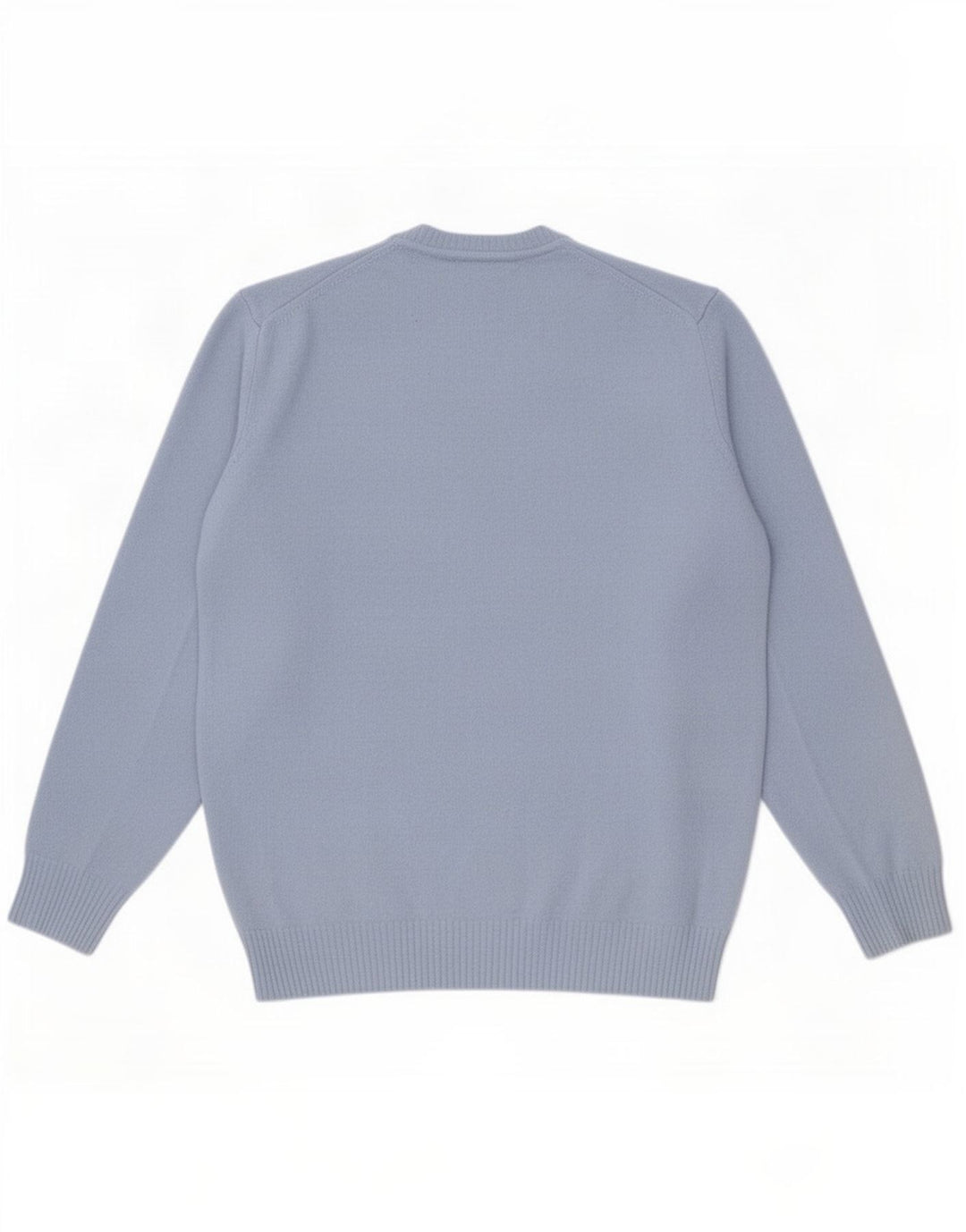 Zara Suéter masculino com gola redonda pequeno azul