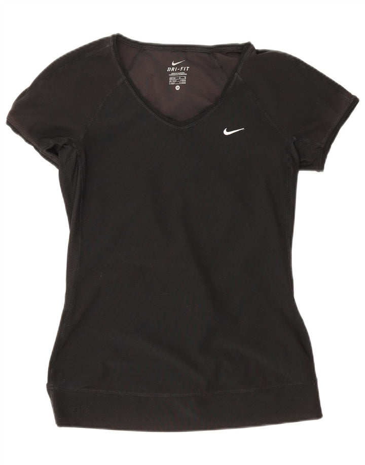 Camiseta Nike Feminina Dri Fit Top UK 12/14 Médio Preto Poliéster