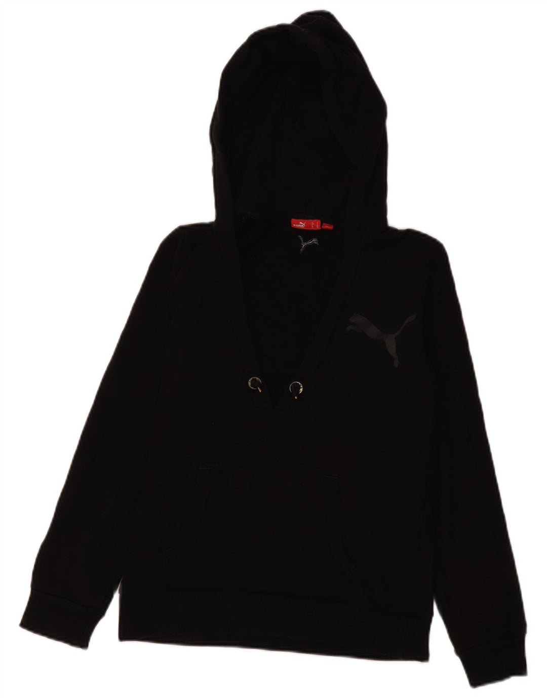 Jumper com capuz feminino Puma UK 10 pequeno preto