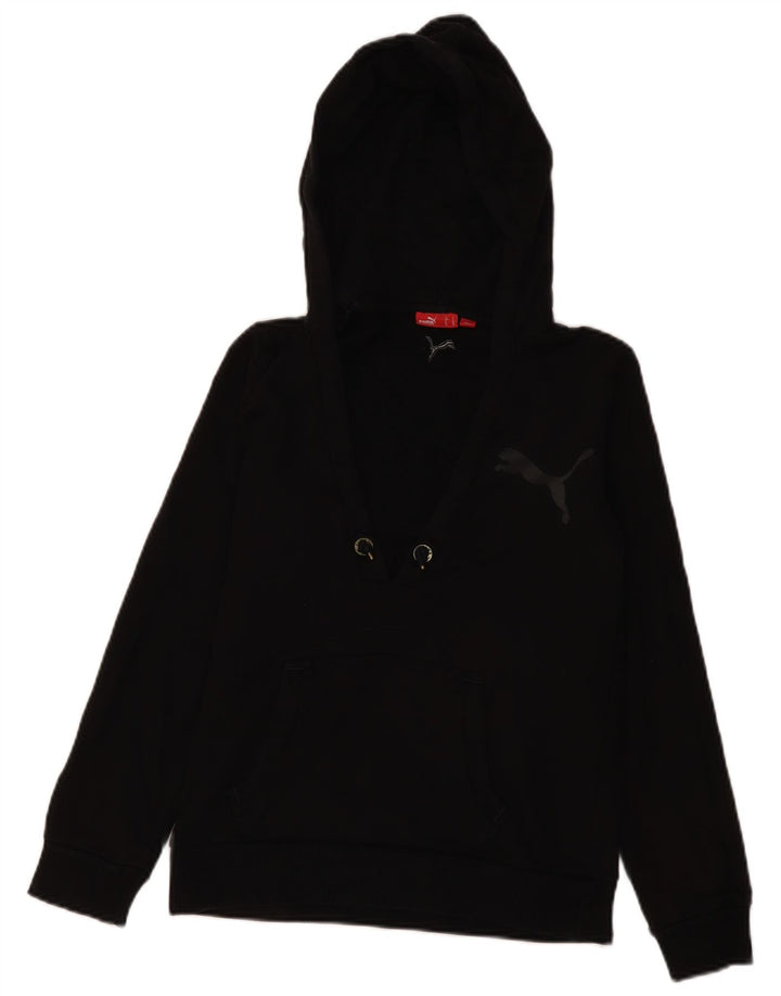 Jumper com capuz feminino Puma UK 10 pequeno preto