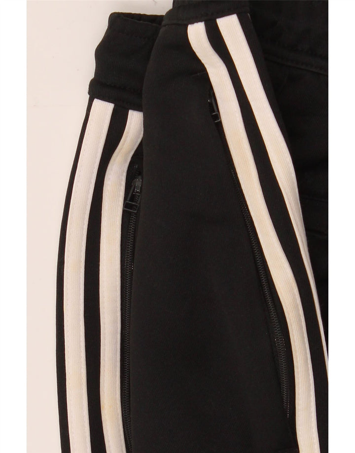 Calças de treino femininas ADIDAS UK 6 XS preto poliéster