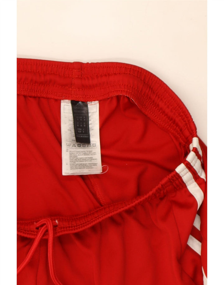 Adidas Mens Climalite Sport Shorts Médio Poliéster Vermelho