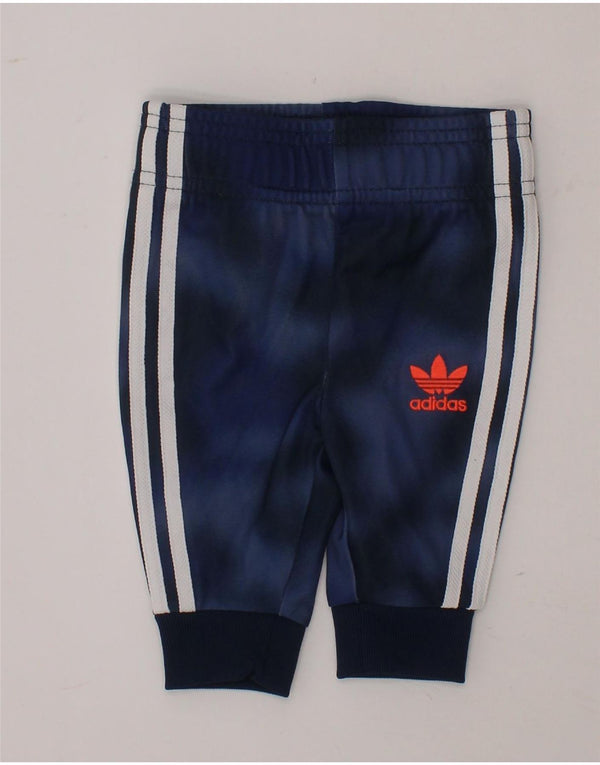 ADIDAS Baby Boys Joggers Calças de treino 0-3 meses Azul marinho Tie Dye