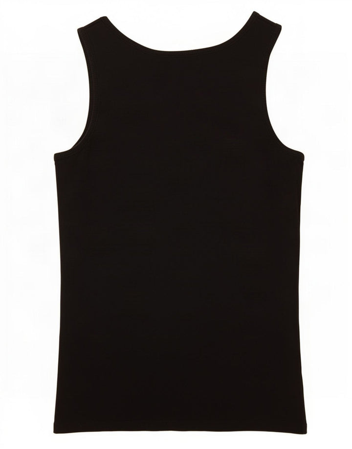 Colete feminino Guess com estampa gráfica UK 12 algodão preto médio