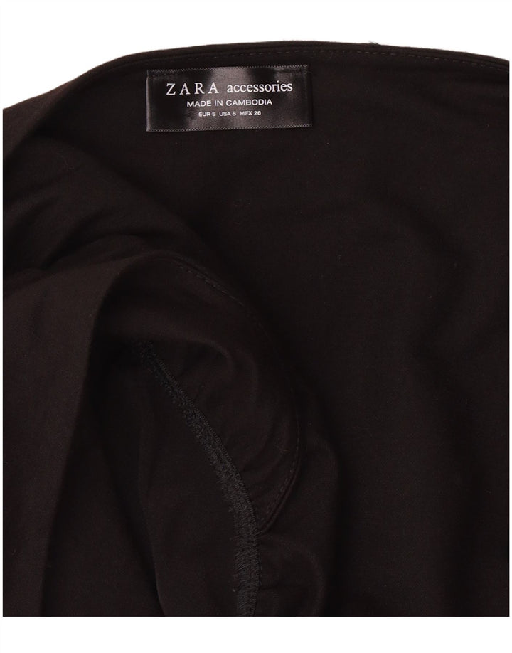 Body feminino sem mangas ZARA UK 10 pequeno preto