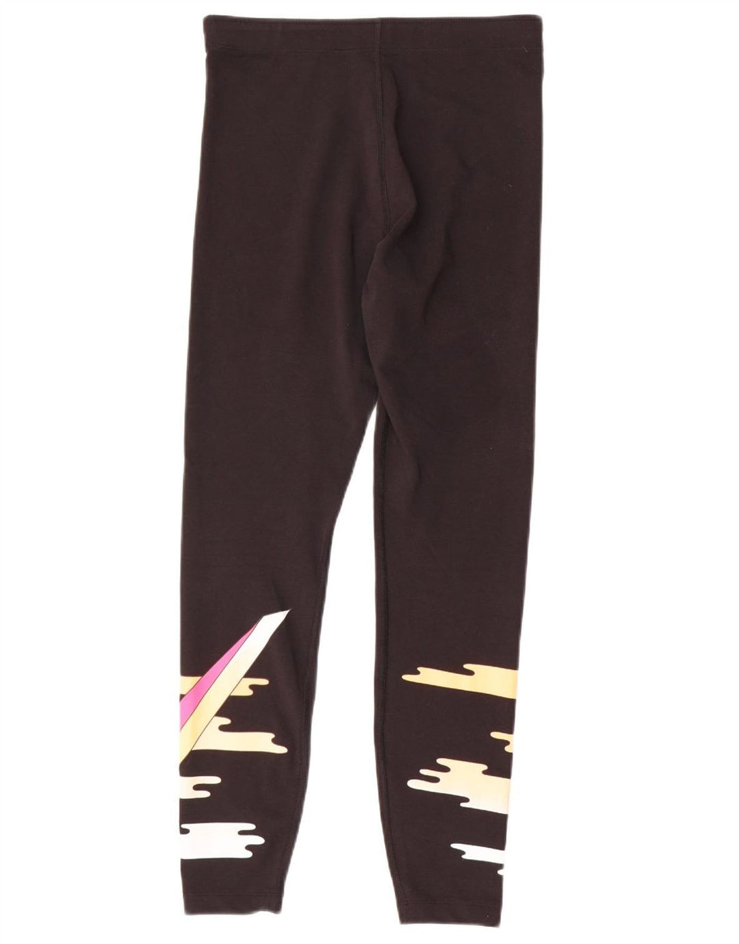 Leggings Nike Feminino UK 14 Médio Preto Colorblock