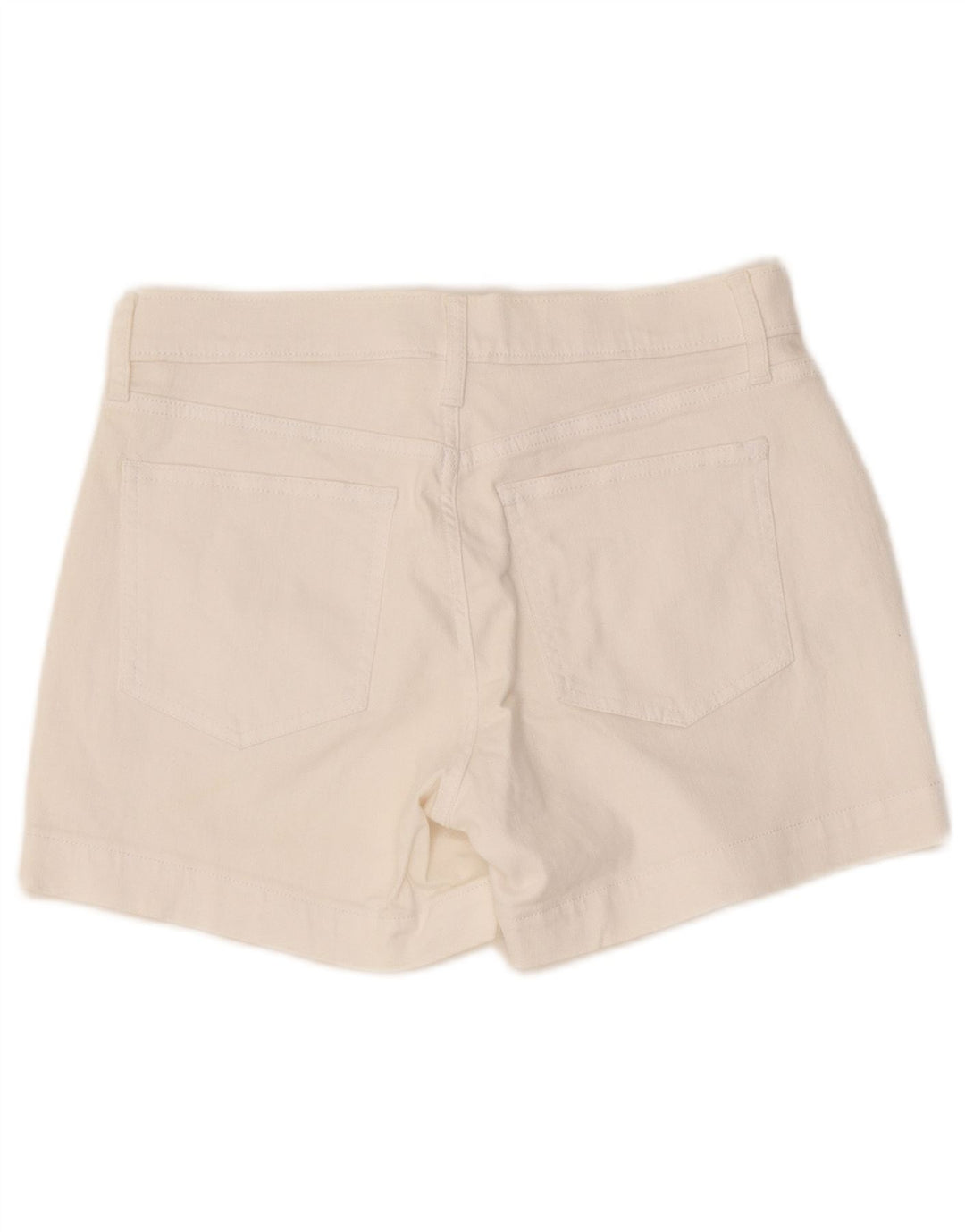 Shorts jeans feminino Gap W27 pequeno algodão branco